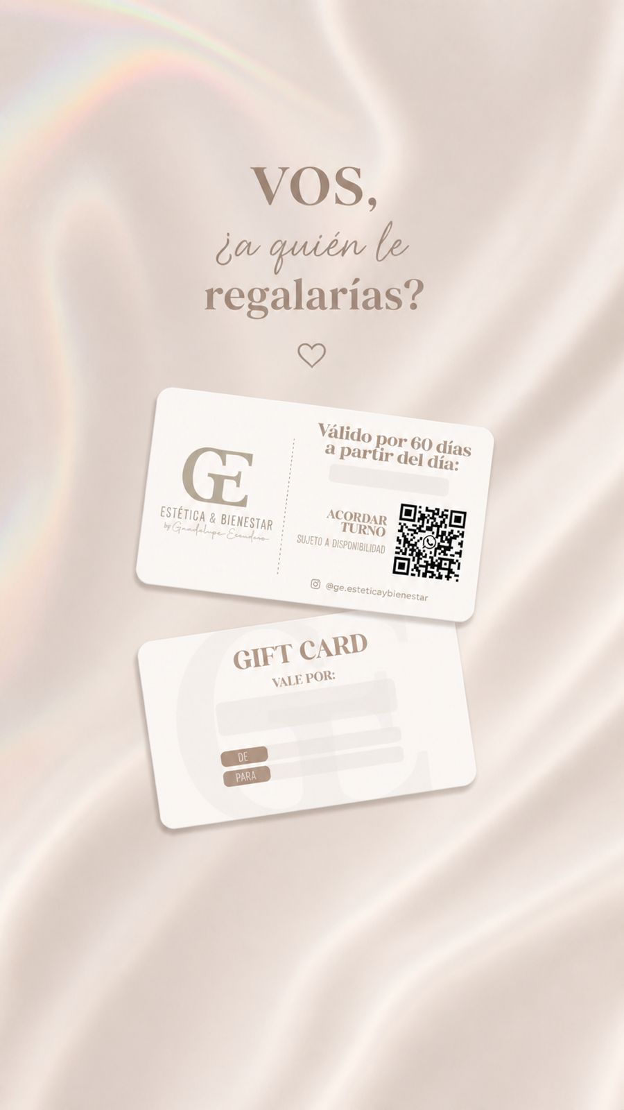 Gift Card GE — ¿a quién le regalarías?